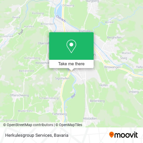 Herkulesgroup Services map