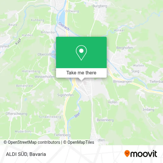 ALDI SÜD map