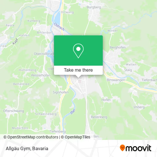 Карта Allgäu Gym