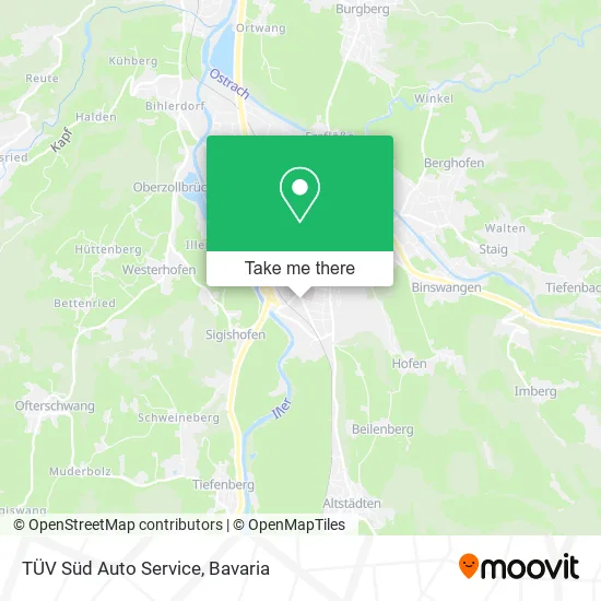 Карта TÜV Süd Auto Service