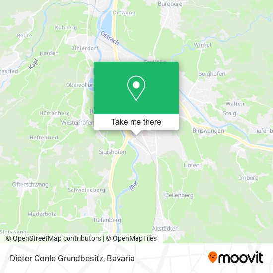 Dieter Conle Grundbesitz map