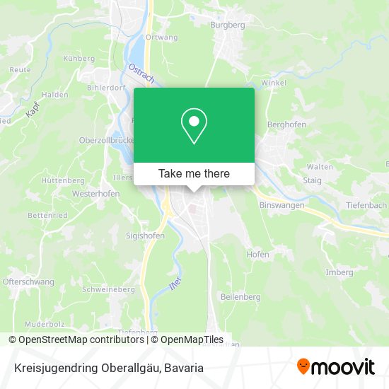 Kreisjugendring Oberallgäu map