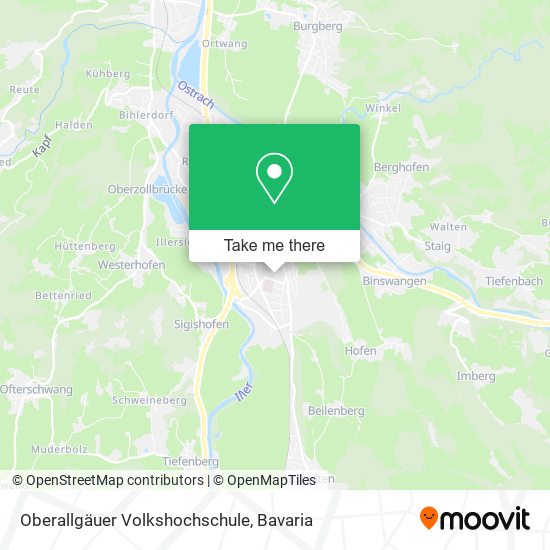 Oberallgäuer Volkshochschule map