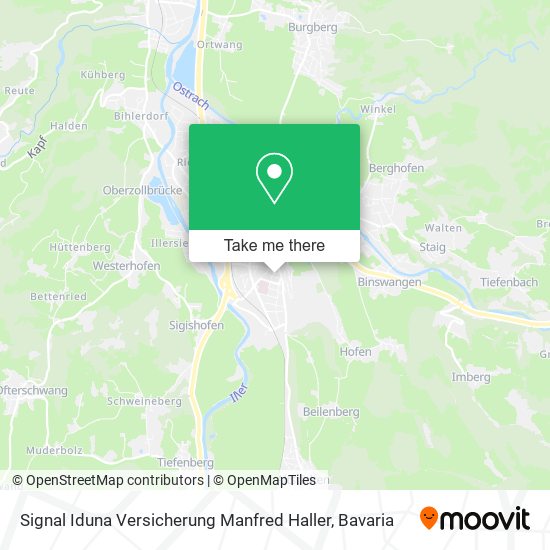 Signal Iduna Versicherung Manfred Haller map