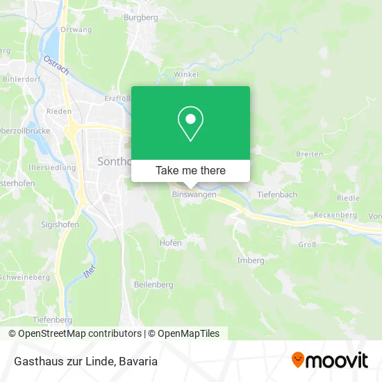 Карта Gasthaus zur Linde