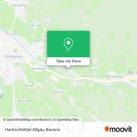 Карта Hackschnitzel Allgäu