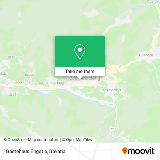 Gästehaus Engstle map