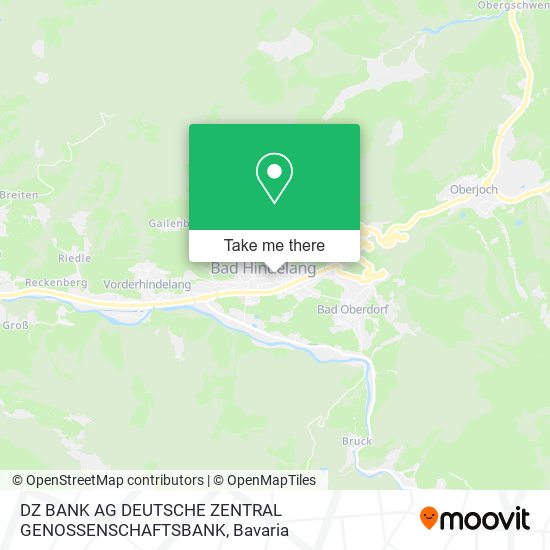 DZ BANK AG DEUTSCHE ZENTRAL GENOSSENSCHAFTSBANK map