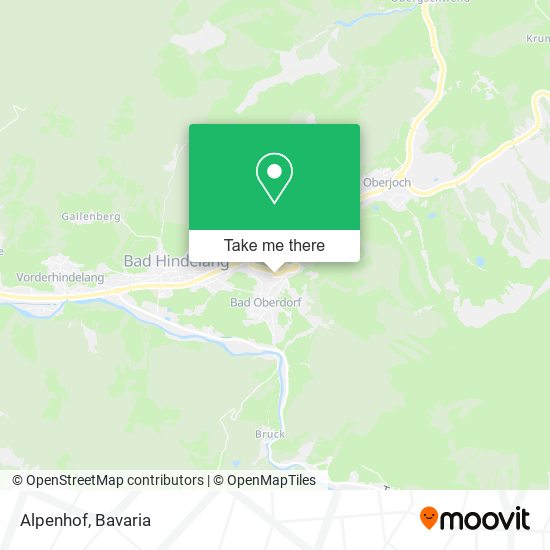 Alpenhof map