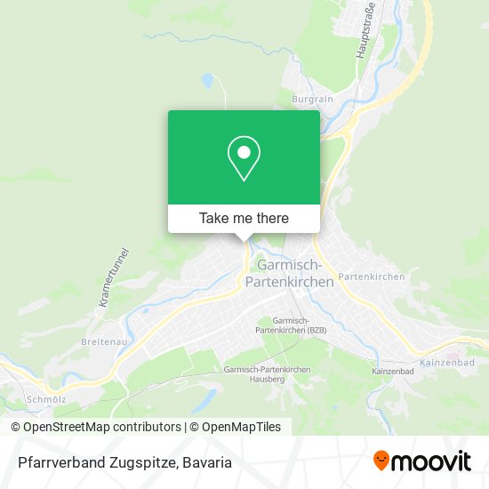 Pfarrverband Zugspitze map