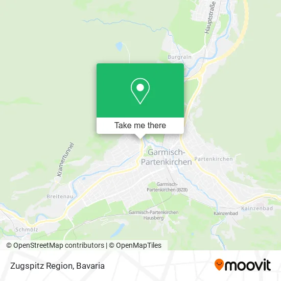 Карта Zugspitz Region