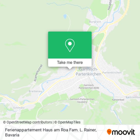 Ferienappartement Haus am Roa Fam. L. Rainer map