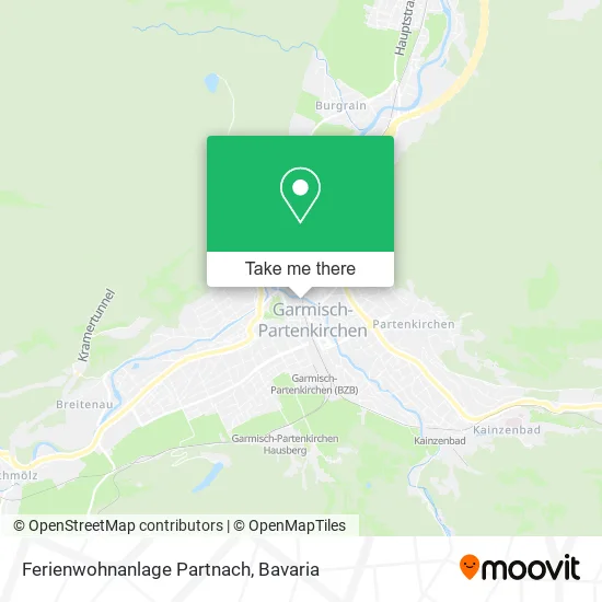 Карта Ferienwohnanlage Partnach