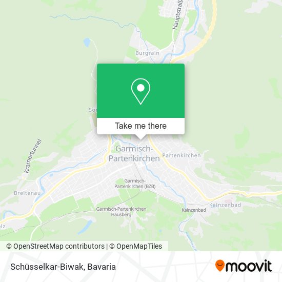 Schüsselkar-Biwak map