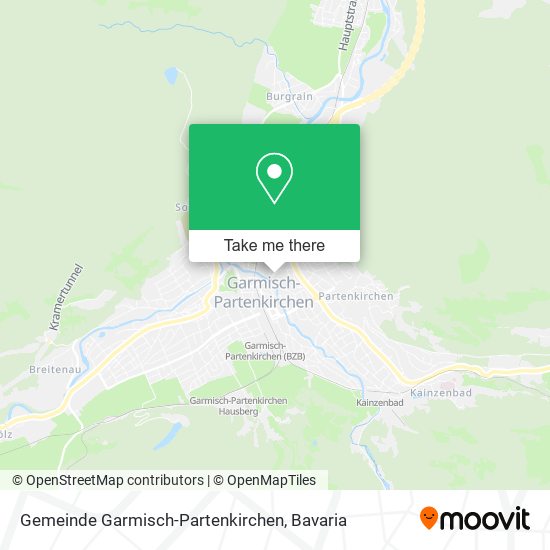 Карта Gemeinde Garmisch-Partenkirchen