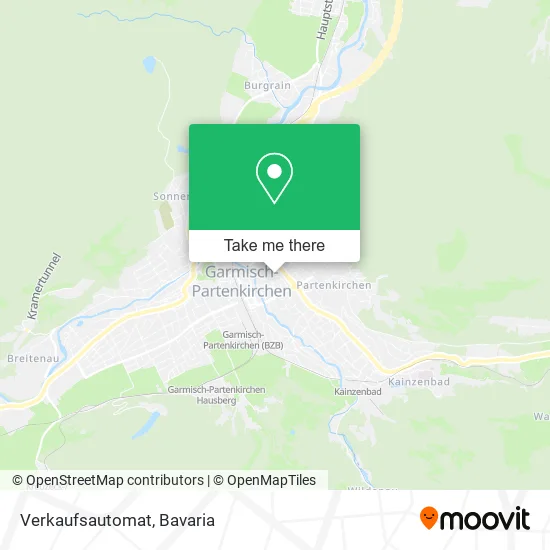 Карта Verkaufsautomat