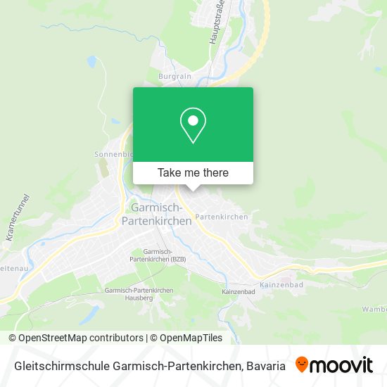 Gleitschirmschule Garmisch-Partenkirchen map