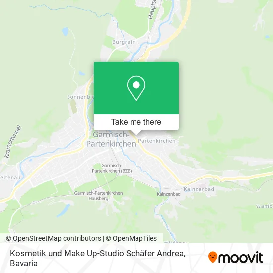 Карта Kosmetik und Make Up-Studio Schäfer Andrea