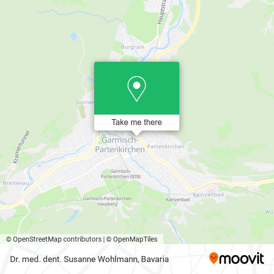 Dr. med. dent. Susanne Wohlmann map