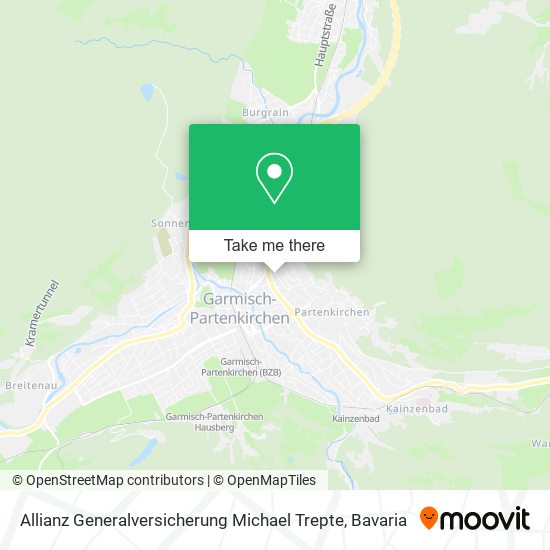 Карта Allianz Generalversicherung Michael Trepte