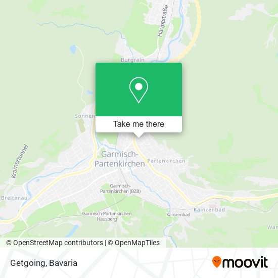 Getgoing map