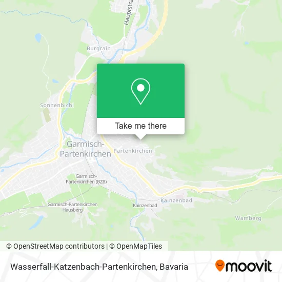 Карта Wasserfall-Katzenbach-Partenkirchen