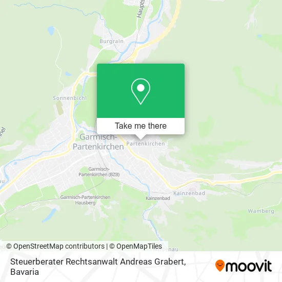 Карта Steuerberater Rechtsanwalt Andreas Grabert