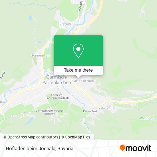 Hofladen beim Jochala map