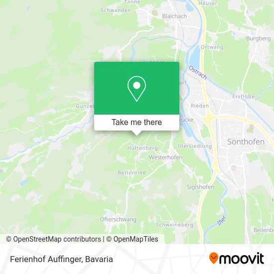 Карта Ferienhof Auffinger