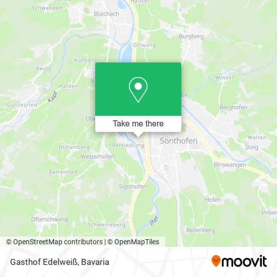 Карта Gasthof Edelweiß