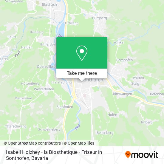 Isabell Holzhey - la Biosthetique - Friseur in Sonthofen map