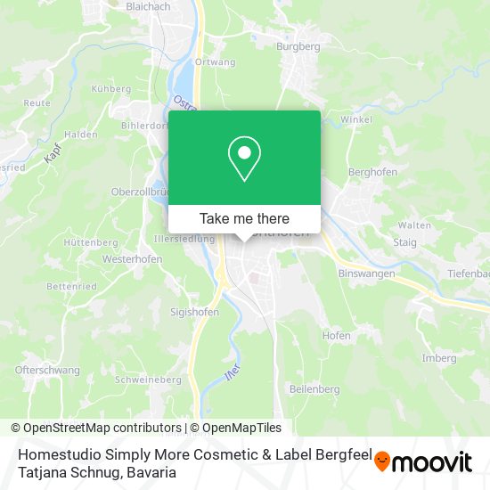Homestudio Simply More Cosmetic & Label Bergfeel Tatjana Schnug map