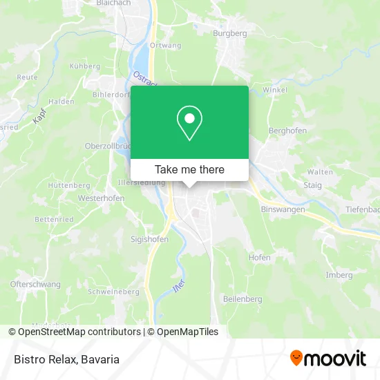 Карта Bistro Relax