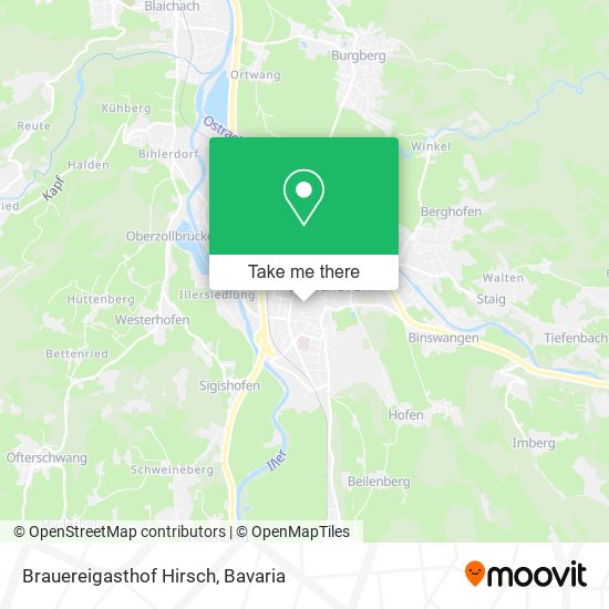 Brauereigasthof Hirsch map