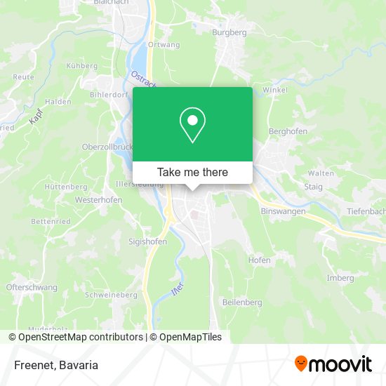 Freenet map