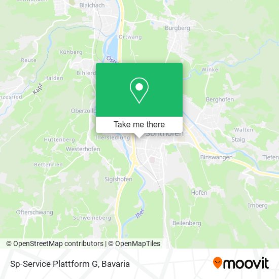 Sp-Service Plattform G map