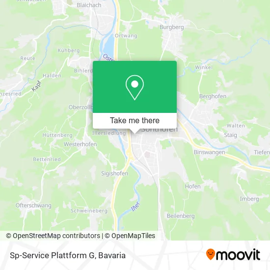Карта Sp-Service Plattform G