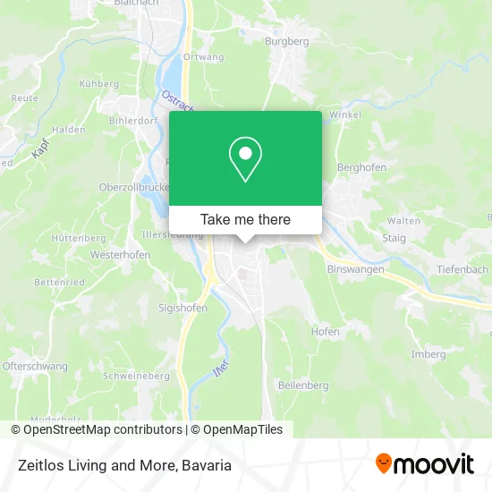 Карта Zeitlos Living and More