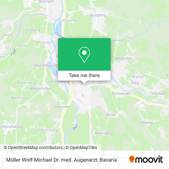Карта Müller Wolf-Michael Dr. med. Augenarzt