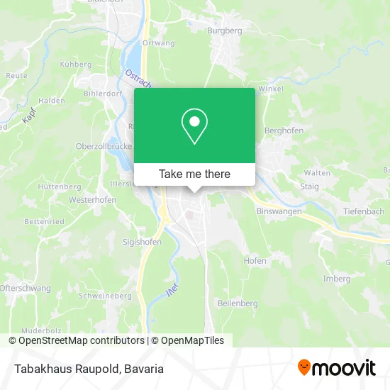 Карта Tabakhaus Raupold