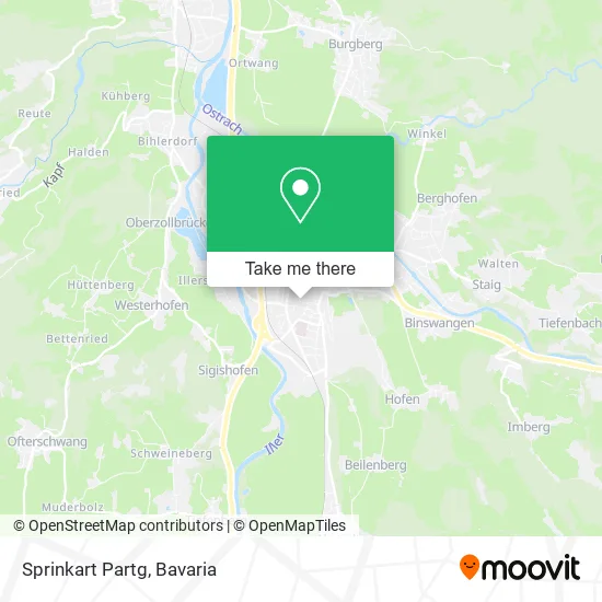 Карта Sprinkart Partg