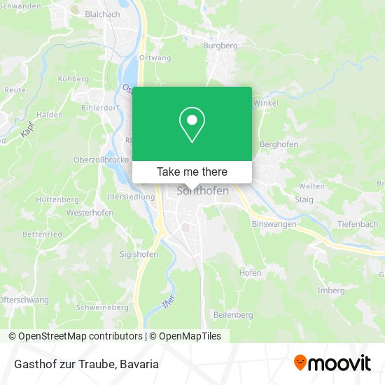 Gasthof zur Traube map