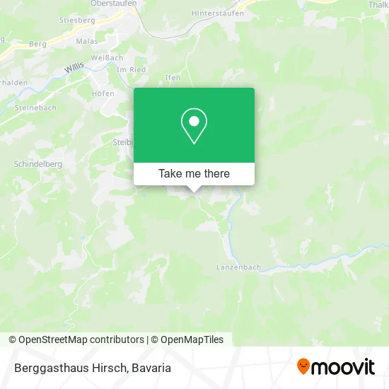 Карта Berggasthaus Hirsch