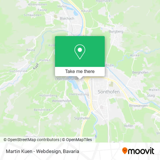 Карта Martin Kuen - Webdesign