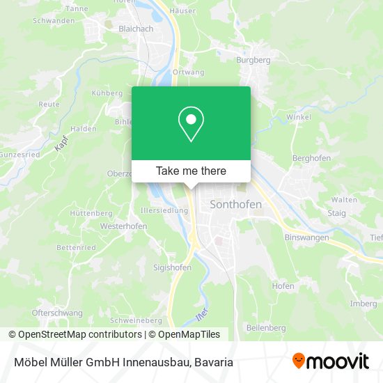 Möbel Müller GmbH Innenausbau map