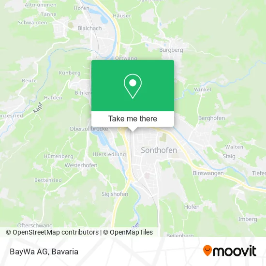 Карта BayWa AG