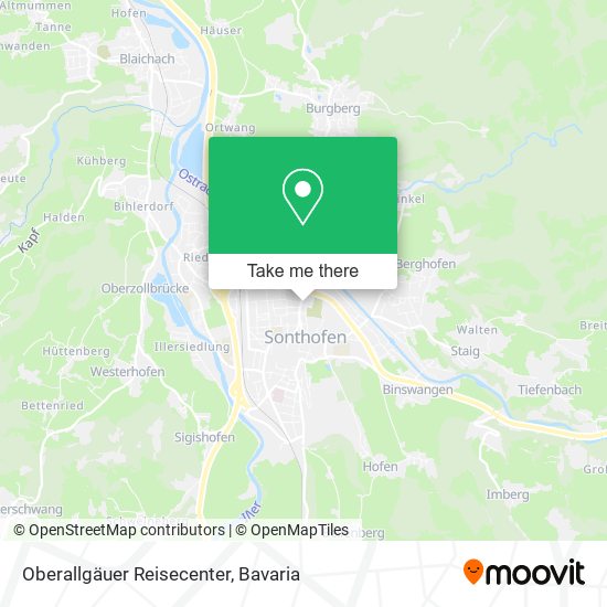 Oberallgäuer Reisecenter map