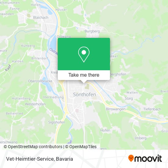 Карта Vet-Heimtier-Service