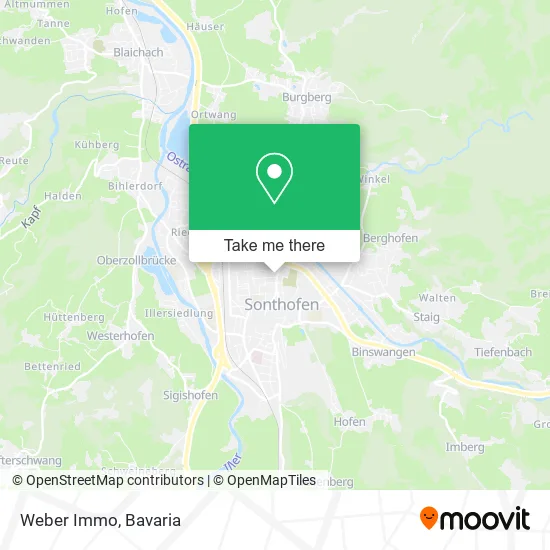 Карта Weber Immo