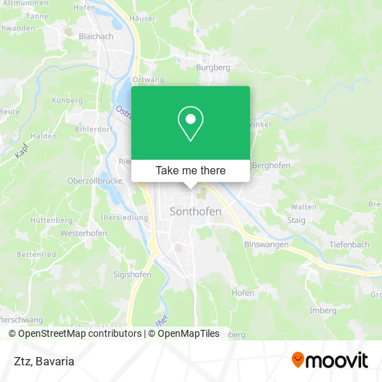 Карта Ztz